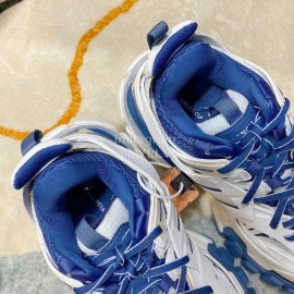 Balenciaga Track3.0 Lace Up Sneakers For Men And Women Blue