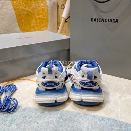 Balenciaga Track3.0 Lace Up Sneakers For Men And Women Blue