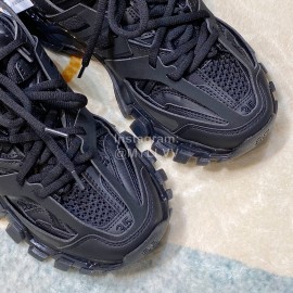 Balenciaga Track3.0 Lace Up Sneakers Black For Men And Women