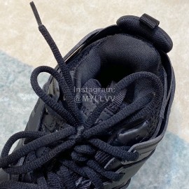 Balenciaga Track3.0 Lace Up Sneakers Black For Men And Women