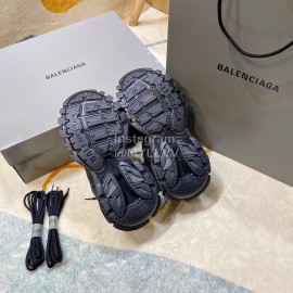 Balenciaga Track3.0 Lace Up Sneakers Black For Men And Women