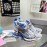 Balenciaga X Pander 6.0 Retro Spring Shoes For Men And Women Blue