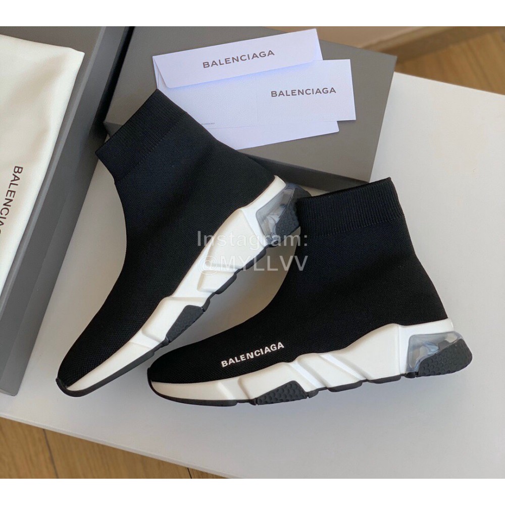 Balenciaga Air Cushion Sock Shoes For Women Gray
