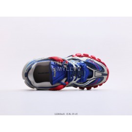 Balenciaga Fashion Lace Up Sneakers Gray For Men And Women