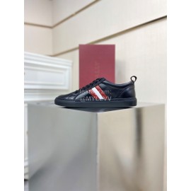 Bally Fashion Calfskin Black Casual Sneakers For Men 