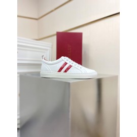 Bally Fashion Calfskin White Casual Sneakers For Men 