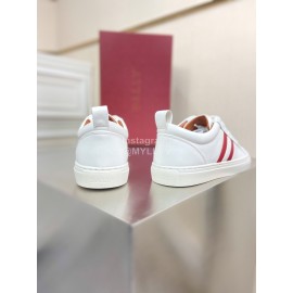 Bally Fashion Calfskin White Casual Sneakers For Men 
