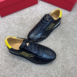 Bally New Calfskin Black Casual Sneakers For Men 