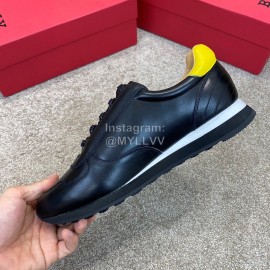 Bally New Calfskin Black Casual Sneakers For Men 