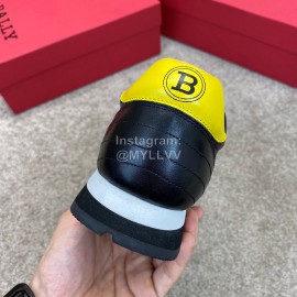 Bally New Calfskin Black Casual Sneakers For Men 