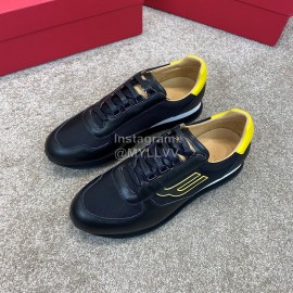 Bally New Calfskin Mesh Black Casual Sneakers For Men 