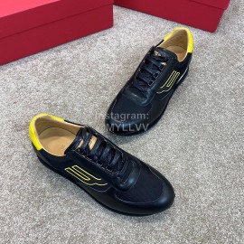 Bally New Calfskin Mesh Black Casual Sneakers For Men 