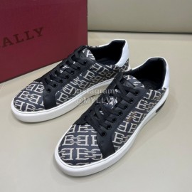 Bally New Cowhide Casual Sneakers For Men Black