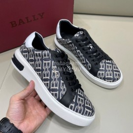Bally New Cowhide Casual Sneakers For Men Black