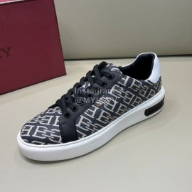 Bally New Cowhide Casual Sneakers For Men Black