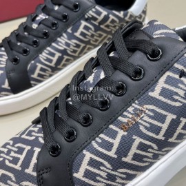 Bally New Cowhide Casual Sneakers For Men Black