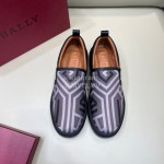 Bally New Cowhide Casual Sneakers For Men Gray