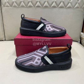 Bally New Cowhide Casual Sneakers For Men Gray