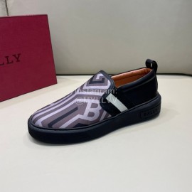 Bally New Cowhide Casual Sneakers For Men Gray