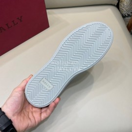 Bally New Printed Cowhide Casual Sneakers For Men White