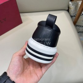 Bally New Printed Cowhide Casual Sneakers For Men Blue