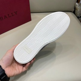 Bally New Printed Cowhide Casual Sneakers For Men Blue