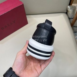 Bally New Printed Cowhide Casual Sneakers For Men Brown