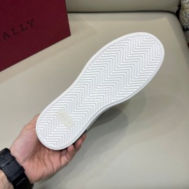 Bally New Printed Cowhide Casual Sneakers For Men Brown