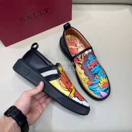 Bally New Printed Cowhide Casual Sneakers For Men 