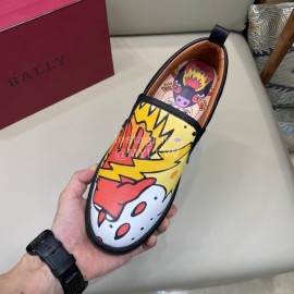 Bally New Printed Cowhide Casual Sneakers For Men 