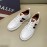 Bally Light Cowhide Lace Up Casual Sneakers For Men White