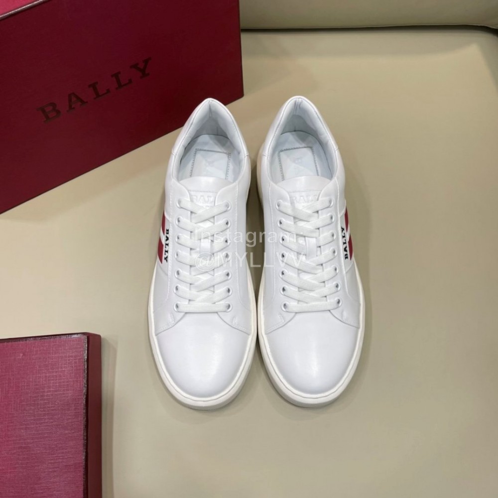 Bally Fashion Cowhide Lace Up Casual Sneakers For Men 