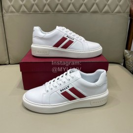 Bally Fashion Cowhide Lace Up Casual Sneakers For Men 