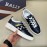 Bally Fashion Plaid Cowhide Lace Up Casual Sneakers For Men 