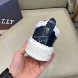 Bally Fashion Plaid Cowhide Lace Up Casual Sneakers For Men 