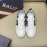 Bally Fashion Plaid Cowhide Lace Up Casual Sneakers For Men White
