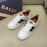 Bally Light Cowhide Mesh Lace Up Casual Sneakers For Men White