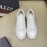 Bally Light White Cowhide Lace Up Casual Sneakers For Men 