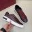 Bally Cowhide Lace Up Casual Sneakers For Men Wine Red