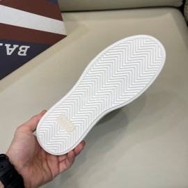 Bally Cowhide Lace Up Casual Sneakers For Men Black