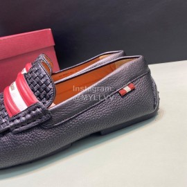 Bally Fashion Woven Cowhide Casual Shoes For Men 