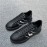 Bally Soft Calfskin Lace Up Sneakers For Men Black