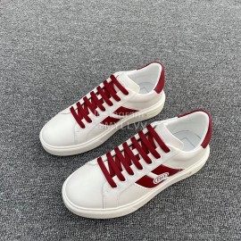 Bally Soft Calfskin Lace Up Sneakers For Men White