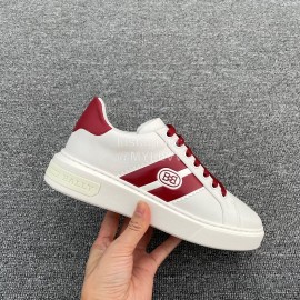 Bally Soft Calfskin Lace Up Sneakers For Men White