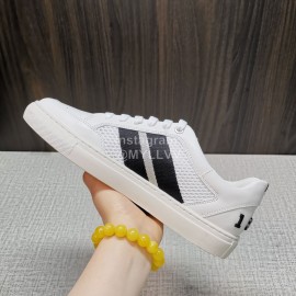 Bally Soft Calfskin Mesh Lace Up Sneakers For Men Black