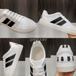 Bally Soft Calfskin Mesh Lace Up Sneakers For Men Black