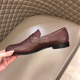 Bally Light Calfskin Shoes For Men Brown