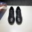 Bally Calf Leather Thick Soled Casual Shoes For Men Black