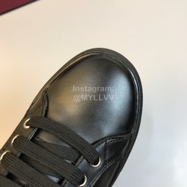 Bally Fashion Calf Leather Casual Shoes For Men Black