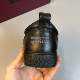 Bally Fashion Calf Leather Casual Shoes For Men Black